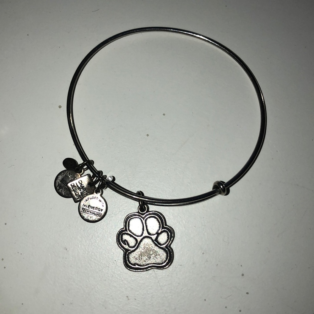 Alex and Ani pawprint bangle